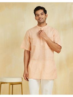 Fabindia - Orange Cotton Short Kurta