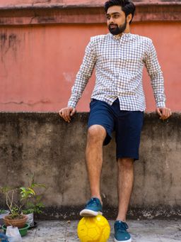 Uttariya - Men Casual White Shirt