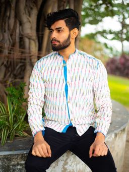 Uttariya - Men White Casual Shirt
