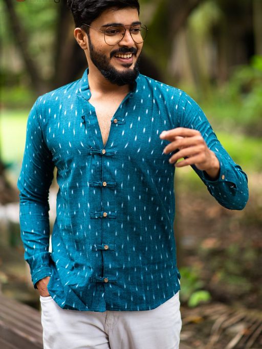 Uttariya Men Blue Casual Shirt