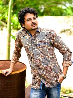 Uttariya - Men Beige Casual Shirt