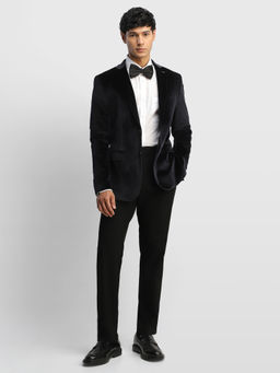 Arrow Newyork - Black Men Solid Body Tailored Regular Fit Blazer