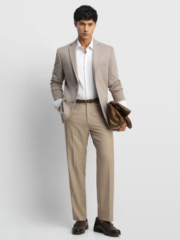 Arrow - Grey Men Zero Calorie Slim Fit Knitted Blazer