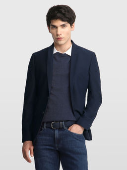 Arrow - Blue Men Zero Calorie Slim Fit Corduroy Blazer