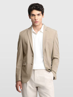 Arrow - Brown Men Zero Calorie Slim Fit Knitted Blazer