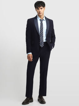 Arrow - Blue Men Body Tailored Regular Fit Tuxedo Suit Blazer with Trouser