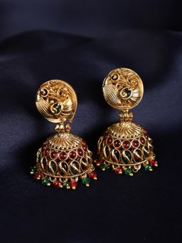 Spring Soul - Gold-Toned Jhumkas