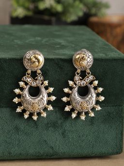 Spring Soul - Dual-Tone Tribal Fusion Drop Earrings