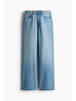 H&M - Women Blue Wide High Jeans