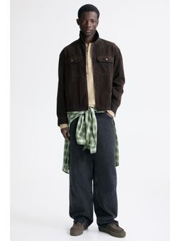 H&M - Men Brown Corduroy Overshirt