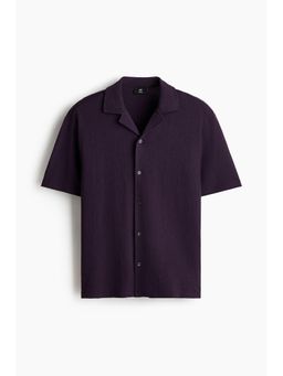 H&M - Men Purple Regular Fit Resort Shirt