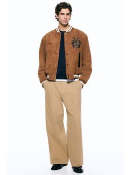 H&M - Men Brown Baseball Jacket