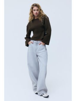 H&M - Women Green Waisted Interlock Top