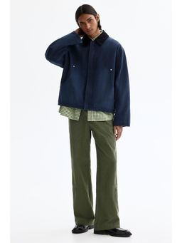 H&M - Men Blue Short Workwear Jacket