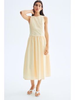 H&M - Women Yellow Sleeveless Dress