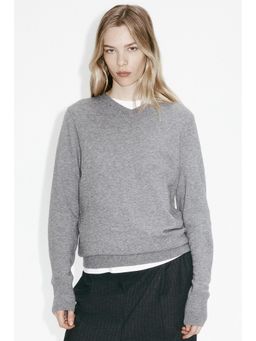 H&M - Women Grey V-Neck Jumper