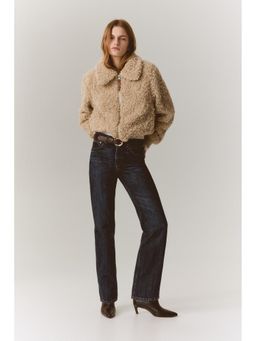 H&M - Women Beige Teddy Jacket