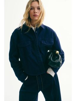 H&M - Women Blue Denim Shirt