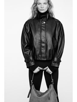 H&M - Women Black Zip-Hem Leggings