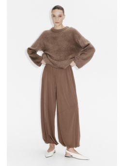 H&M - Women Brown Balloon-Leg Joggers