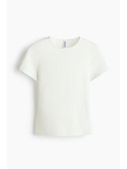 H&M - Women White Fitted T-Shirt
