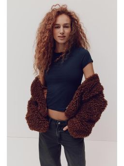 H&M - Women Blue Fitted T-Shirt