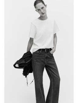 H&M - Women White Interlock T-Shirt