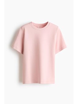 H&M - Women Pink Interlock T-Shirt