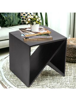 Ikiriya - Sheesham Wood End Table / Bedside Table In Extra Dark Mahogany Finish (1 Year Warranty)