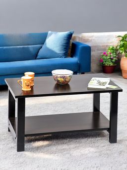 Ikiriya - Sheesham Wood Contemporary Coffee Table In Extra Dark Mahogany Finish (1 Year Warranty)