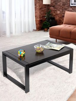 Ikiriya - Sheesham Wood Contemporary Coffee Table In Extra Dark Mahogany Finish (1 Year Warranty)