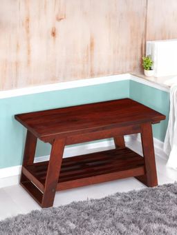 Ikiriya - Sheesham Wood Accent Coffee Table In Honey Finish (1 Year Warranty)