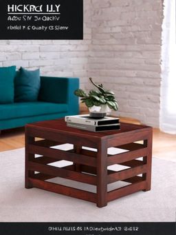 Ikiriya - Sheesham Wood Contemporary Coffee Table In Honey Finish (1 Year Warranty)