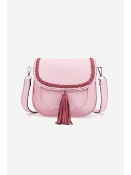 ABELARDO DE MODA - Mia Pink Leather Sling Bag