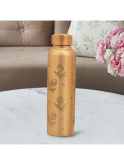 HomeTown - Anar Matte Copper Bottle 1000Ml In Copper Colour