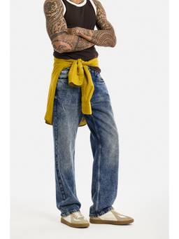 Snitch - Blue Washed Straight Casual Jeans