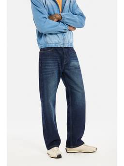 Snitch - Ink Blue Washed Straight Casual Jeans