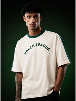 Perch - Cream Perch League Oversized T-Shirt