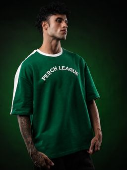 Perch - Forest Green Perch League Oversized T-Shirt