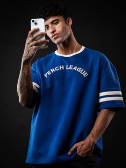 Perch - Royal Blue Perch League Oversized T-Shirt