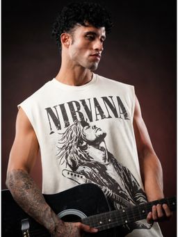 Perch - Cream Nirvana Tank T-shirt