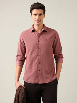 U.S. Polo Assn. Denim Co. - Pink Regular Fit Corduroy Shirt