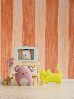 Bonhomie - Brown Wallopedia Wall Sticker Wallpaper for Home