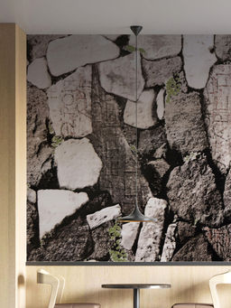 Bonhomie - Grey Wallopedia Decorative Wall Sticker Wallpaper for Home