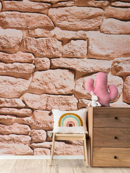 Bonhomie - Brown Wallopedia Wall Sticker Wallpaper for Home