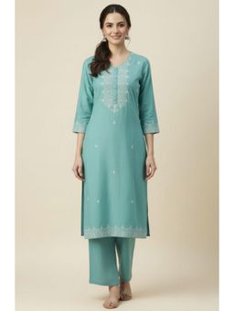 Autumnlane - Nabha Horizon Work Kurta and Pant