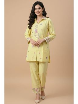 Autumnlane - Pankhuri Daffodil Embroidered Co-Ord Set