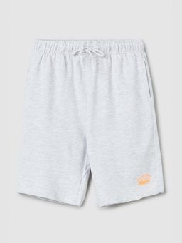 max - Boys Grey Solid Shorts
