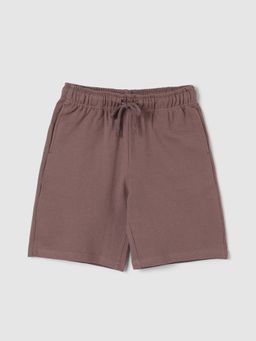 max - Boys Brown Knit Shorts