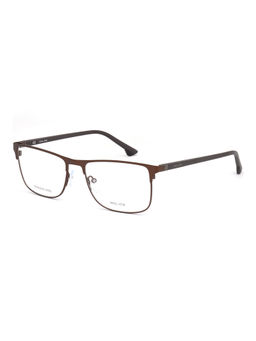Police - Square VPL396K53K03FR Brown Medium Eyeglass Frames